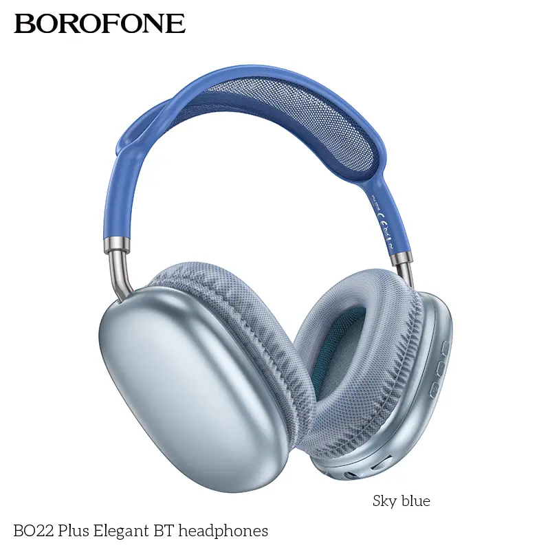 BOROFONE BO22 Plus Elegant over-ear Bluetooth headphones, USB-C, AUX, TF NZ